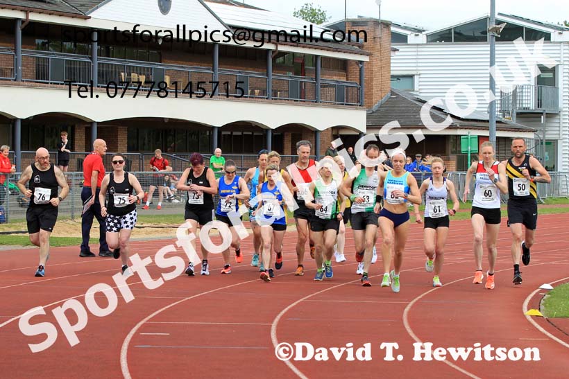 2022 North Eastern Counties AA 10000 metres Champs., Chester le Street, Sat,. May 21st. Photo: David T. Hewitson/Sports for All Pics